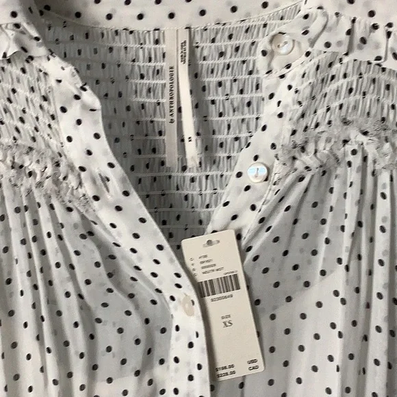 💫HP💫ANTHROPOLOGIE Tiered Chiffon Dress - Picture 3 of 12